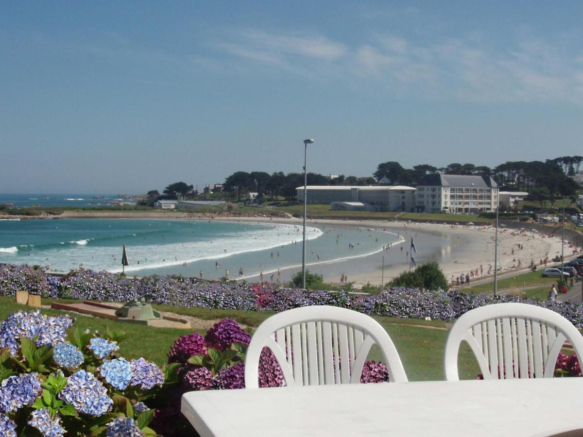 Maison 6 Pers Belle Vue Mer Piscine, Plage A 40 M Trévou-Tréguignec Dış mekan fotoğraf