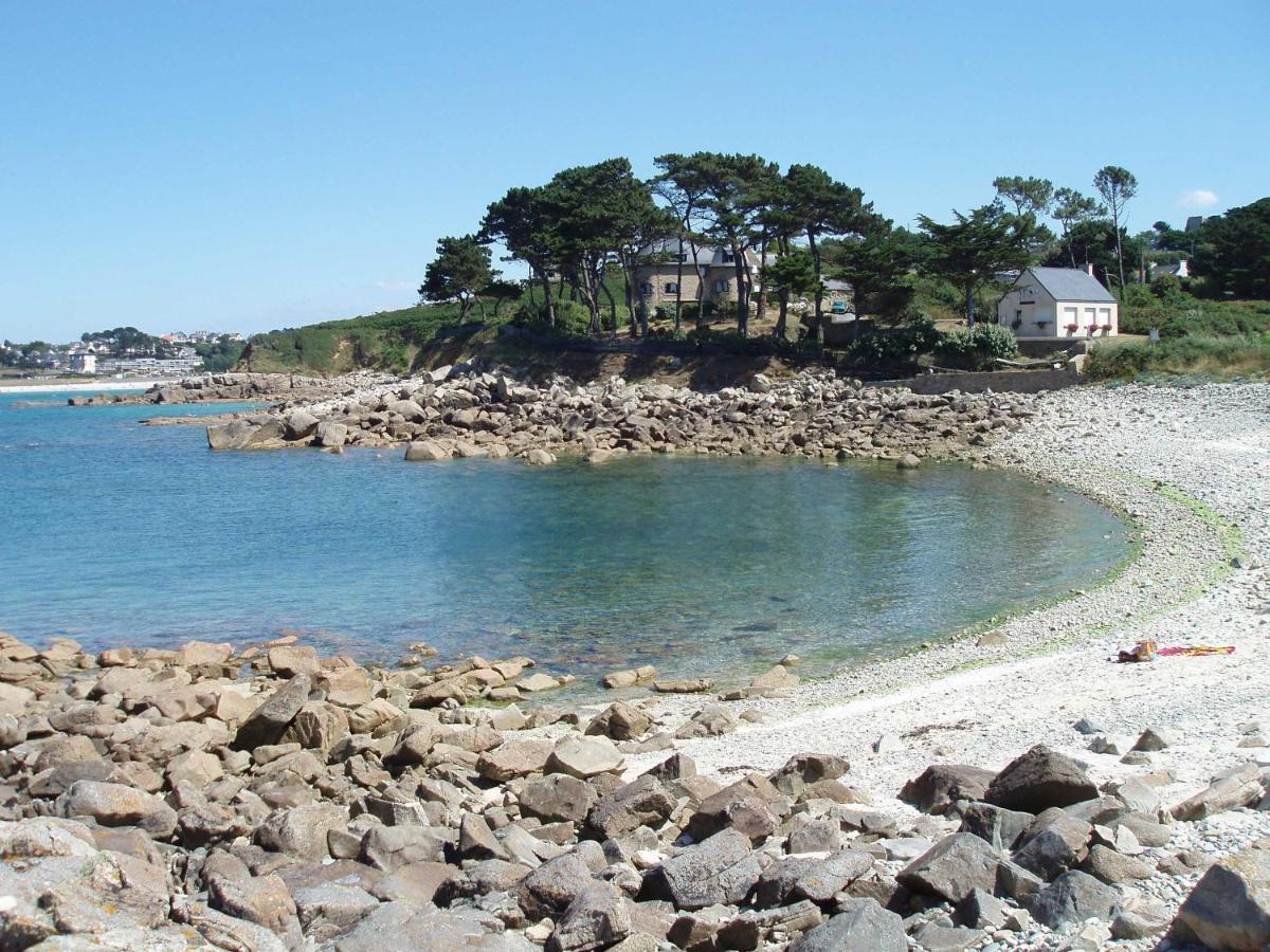 Maison 6 Pers Belle Vue Mer Piscine, Plage A 40 M Trévou-Tréguignec Dış mekan fotoğraf