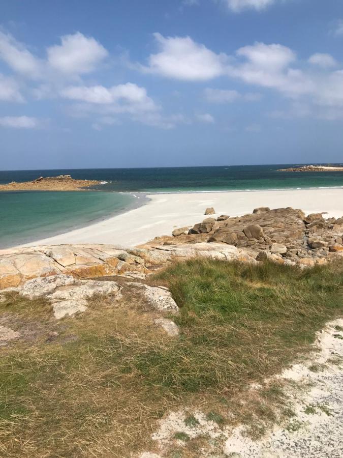Maison 6 Pers Belle Vue Mer Piscine, Plage A 40 M Trévou-Tréguignec Dış mekan fotoğraf